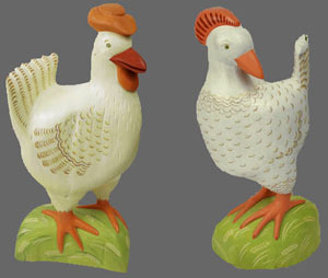 T.Phlenova.  "Chicken and cockerel;".  2004